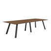 executive conference table in walnut finish