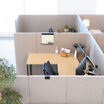 side view of quickflex cube and table