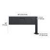 Power Beam extension is 60 inches wide and 28 inches tall