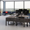 power beam in office setting 