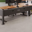 power beam in office setting 