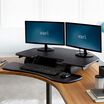 VariDesk® Cube Corner® 36 in lowered position at office