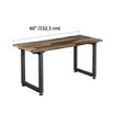 Table 60x24 Reclaimed Wood is 60 inches wide