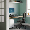 VariDesk Essential Vertical Lift 30 in lowered position. 