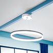 closeup of natural white halo light